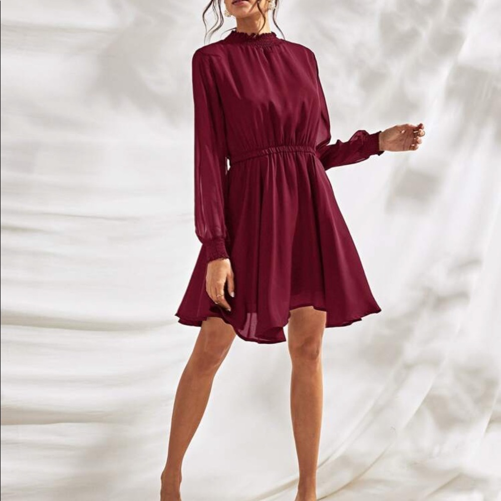 Maroon dress